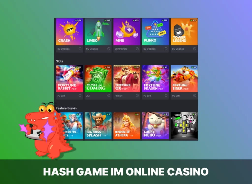 Hash Game im Online Casino